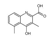4-hydroxy-3,5-dimethyl-quinoline-2-carboxylic acid Structure