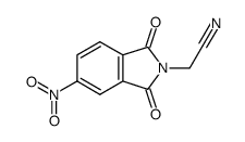 N,N-(4-nitro-phthaloyl)-glycine-nitrile Structure