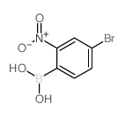 (4-Bromo-2-nitrophenyl)boronic acid structure