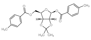 1,5-DI-O-(4-METHYLBENZOYL)-2,3-O-ISOPROPYLIDENE-BETA-D-RIBOFURANOSE Structure