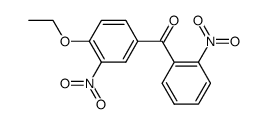4'-ethoxy-2,3'-dinitro-benzophenone结构式