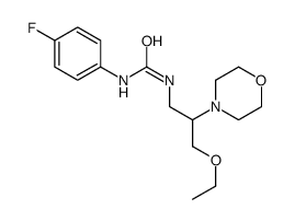 1-(3-ethoxy-2-morpholin-4-ylpropyl)-3-(4-fluorophenyl)urea结构式