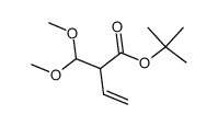 dimethoxymethyl-2 butene-3 oate de t-butyle Structure