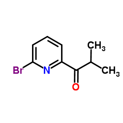 1-(6-Bromo-2-pyridinyl)-2-methyl-1-propanone Structure