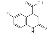 6-氟-2-氧代-1,2,3,4-四氢喹啉-4-羧酸结构式