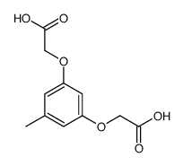 2-[3-(carboxymethoxy)-5-methylphenoxy]acetic acid Structure