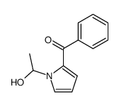 (1-(1-hydroxyethyl)-1H-pyrrol-2-yl)(phenyl)methanone Structure