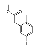 methyl 2-(5-iodo-2-methylphenyl)acetate结构式