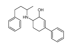 3-phenyl-6-(4-phenylbutan-2-ylamino)cyclohex-2-en-1-ol Structure
