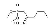 N-(1-dimethoxyphosphorylhexan-2-ylidene)hydroxylamine结构式