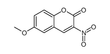 6-methoxy-3-nitrochromen-2-one结构式