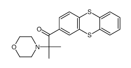 2-methyl-2-morpholin-4-yl-1-thianthren-2-ylpropan-1-one结构式