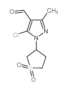 5-氯-1-(1,1-二氧四氢噻吩-3-基)-3-甲基-1H-吡唑-4-甲醛图片