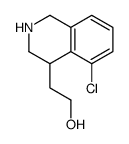 2-(5-chloro-1,2,3,4-tetrahydroisoquinolin-4-yl)ethanol Structure