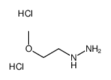 (2-Methoxyethyl)hydrazine dihydrochloride structure