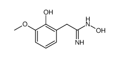 N-HYDROXY-2-(2-HYDROXY-3-METHOXY-PHENYL)-ACETAMIDINE structure