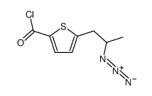 5-(2-azidopropyl)thiophene-2-carbonyl chloride Structure