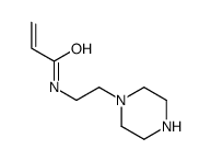 2-Propenamide,N-[2-(1-piperazinyl)ethyl]-(9CI)结构式