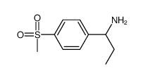 1-[4-(methylsulfonyl)phenyl]-1-propanamine(SALTDATA: FREE) structure