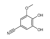 3,4-dihydroxy-5-methoxybenzonitrile Structure