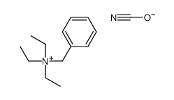 benzyl(triethyl)azanium,cyanate Structure