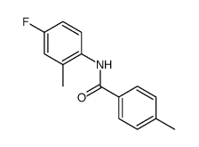 N-(4-Fluoro-2-Methylphenyl)-4-Methylbenzamide结构式