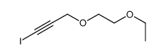 3-(2-ethoxyethoxy)-1-iodoprop-1-yne结构式