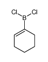 dichloro(cyclohexen-1-yl)borane结构式