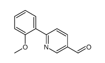 6-(2-Methoxyphenyl)-3-pyridinecarbaldehyde structure