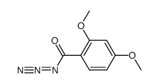 2,4-dimethoxybenzoyl azide结构式