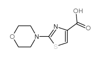 2-吗啉-4-基-1,3-噻唑-4-羧酸结构式