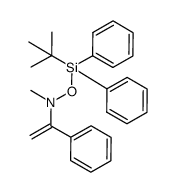 O-(tert-butyldiphenylsilyl)-N-methyl-N-(1-phenylvinyl)hydroxylamine结构式