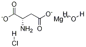 Magnesium aspartate hydrochloride hydrate structure