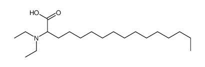 2-(diethylamino)hexadecanoic acid结构式