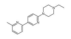 1-ethyl-4-[5-(6-methylpyridin-2-yl)pyridin-2-yl]piperazine结构式