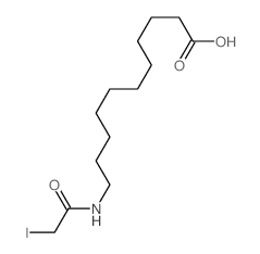 Undecanoicacid, 11-[(2-iodoacetyl)amino]- Structure