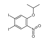 1,2-diiodo-4-nitro-5-propan-2-yloxybenzene结构式