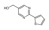 5-(羟甲基)-2-噻吩-2-基嘧啶结构式