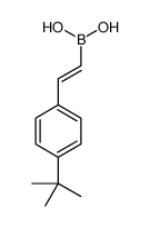 2-(4-tert-butylphenyl)ethenylboronic acid Structure