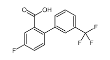 5-fluoro-2-[3-(trifluoromethyl)phenyl]benzoic acid Structure