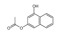 3-acetoxy-1-hydroxynaphthalene Structure