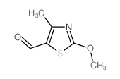 2-Methoxy-4-methyl-1,3-thiazole-5-carbaldehyde结构式