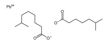 6-methylheptanoyloxy(7-methyloctanoyloxy)lead Structure