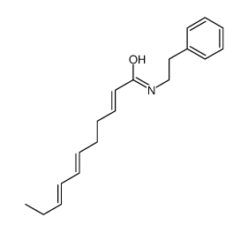 N-(2-phenylethyl)undeca-2,6,8-trienamide Structure