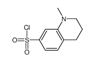 1-METHYL-1,2,3,4-TETRAHYDROQUINOLINE-7-SULFONYL CHLORIDE结构式