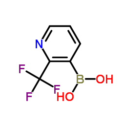 2-(Trifluoromethyl)pyridine-3-boronic acid structure