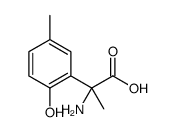 2-Amino-2-(2-hydroxy-5-methylphenyl)propanoic acid Structure