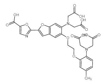 Fura-2, pentasodium salt结构式