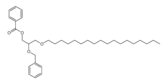 2-(benzyloxy)-3-(octadecyloxy)propyl benzoate Structure