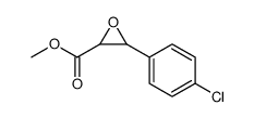2-Oxiranecarboxylic acid, 3-(4-chlorophenyl)-, methyl ester Structure
